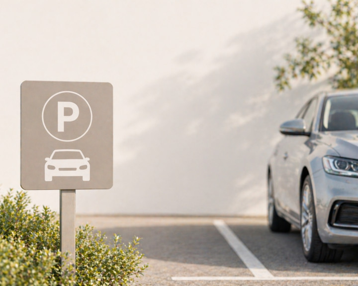 Parkplatz am Haus